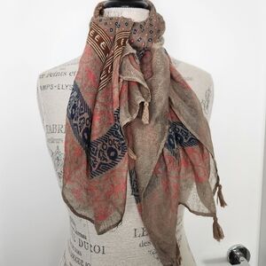 Vintage Hand Dyed Scarf